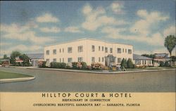 Hilltop Court & Hotel Postcard