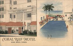 Coral Reef Hotel Miami Beach, Florida Postcard