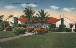 Service Club Vero Beach, FL Postcard Postcard Postcard