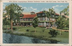 Florida Congregational Christian Conference Center, Lake Byrd Lodge, Avon Park, Fla. Postcard