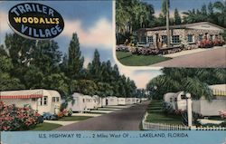 U.S. Highway 92. 2 miles West of Lakeland, Florida Postcard