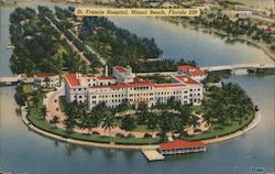 St. Franics Hospital, Miami Beach, Florida Postcard Postcard Postcard