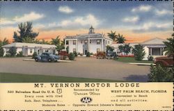 Mt. Vernon Motor Lodge. Postcard