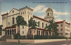 First Methodist Church, West Palm Beach, FL Florida Postcard Postcard Postcard