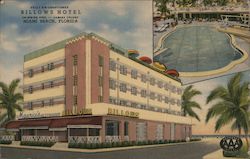Billows Hotel. Miami Beach, Florida. Fully air-conditioned. Swimming pool. Cabana colony. Postcard