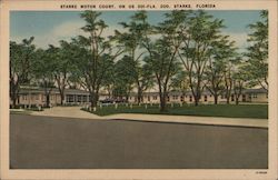 Starke Motor Court, on US 301-FLA. 200, Starke, Florida Postcard