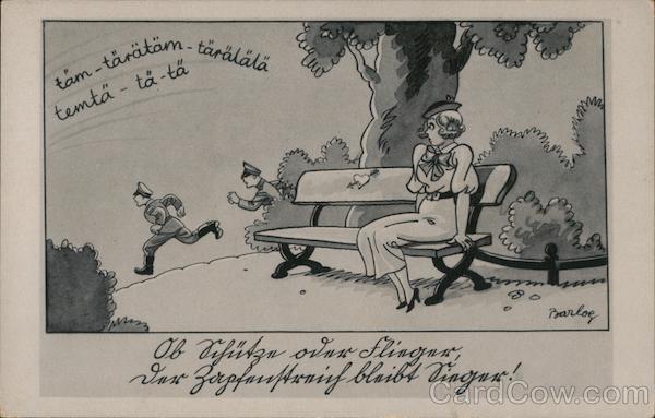 Comic: Ob Schütze oder Flinger, der Zapfenstreich bleibt Singer!