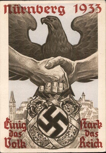 1933 Nürnberg Reichsparteitag Rally Nazi Germany