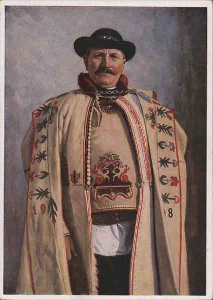 Transylvanian--German Man in Folk Costume, Siebenbuergen