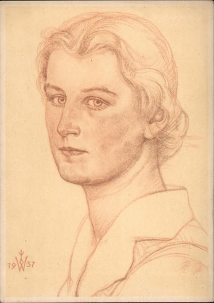 German Race Propaganda, Daughter of a Wurttemberg Farmer