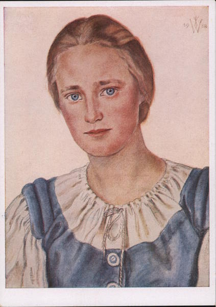 German Race Propaganda, East Prussian Peasant Daughter