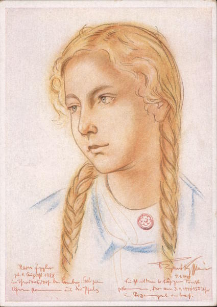 Marie Eppler, A German Girl from Galicia, Poland, Race Propaganda
