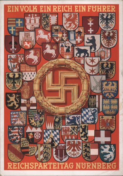 Nazi Party Reich Convention, Nurnberg, One People, One Reich, One Fuhrer (leader)