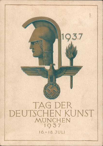 German Propaganda, Day of German Art, Munich 1937 Nazi Germany