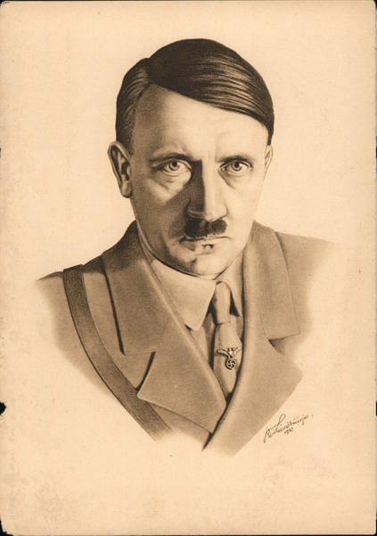 Führer und Reichskanzler Adolf Hitler, Portrait Nazi Germany