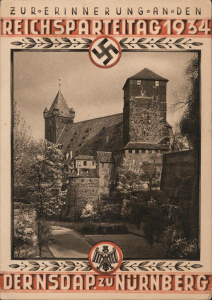 German Nazi Propaganda, Souvenir of National Party Meeting Nurnberg