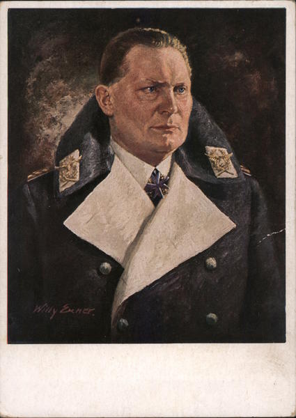 Nazi German Leader Hermann Goering in Luftwaffe Uniform