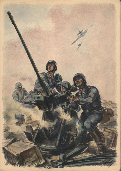 Germany WWII, Light Anti-Aircraft Artillery Nazi Germany