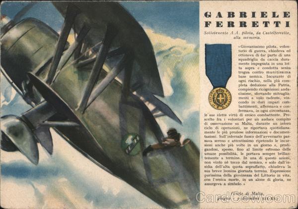 Gabriele Ferretti di Castelferretto, distinguished pilot Italy