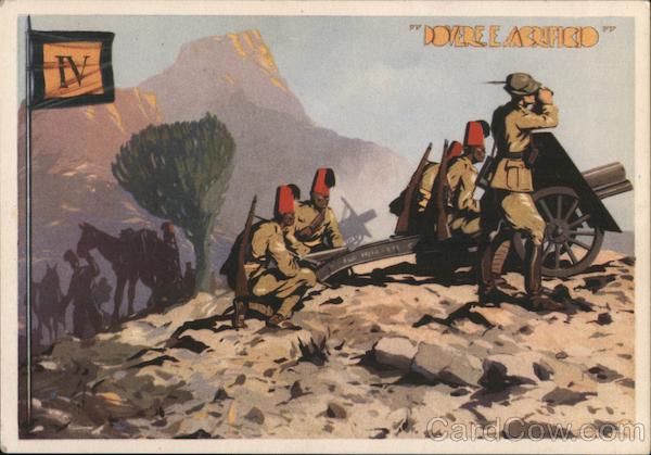 4th Mountain Indigenous Artillery Group Italy World War II