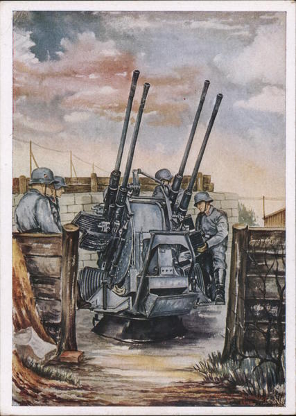 Anti-Aircraft Position, Luftwaffe Dept  VI Nazi Germany