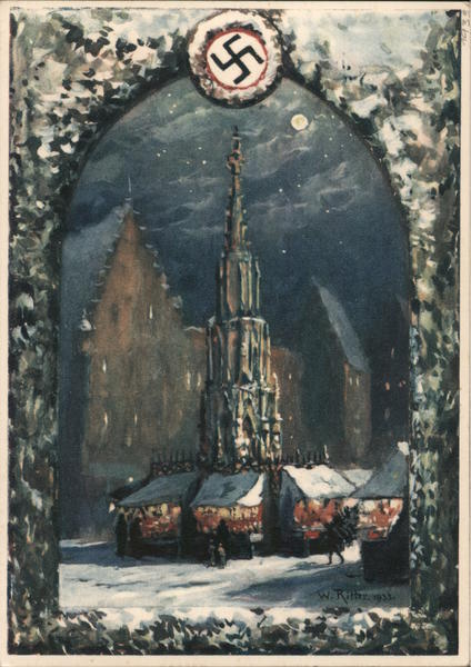 Propaganda, Nurnberg Christmas Market, Church, Swastika