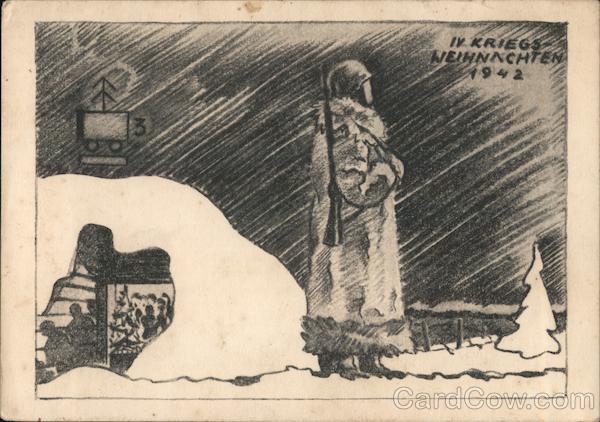 Christmas in War-Time, 1943, Soldier in Winter Gear