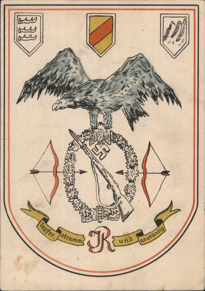 Emblem, Coat of Arms Brave, Disciplined, and Respectable