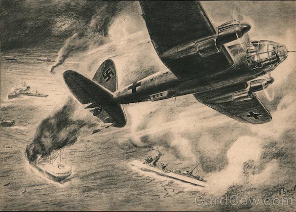 Airplanes Sink English Ship, Escort Ships Cruise into Death