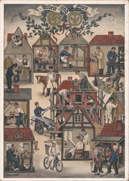 Work and Honor, National Day of Handworkers Nazi Germany