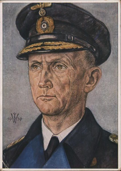 Rear Admiral Karl Doenitz, Commander of U-Boat Forces, Submarine Commander (briefly Fuhrer after Death of Hitler)
