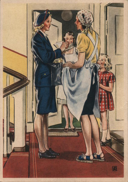 Women Working for You, Post Woman Delivering Mail