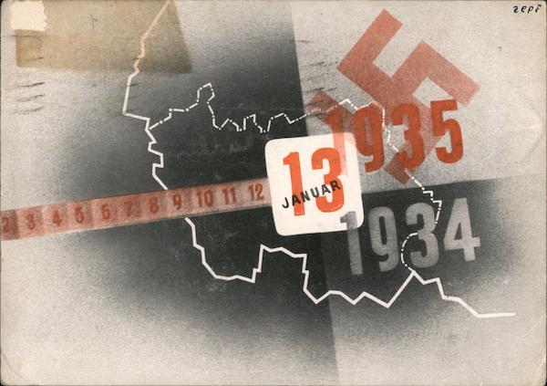 Propaganda 1934-1935 People's Plebiscite, Saarland