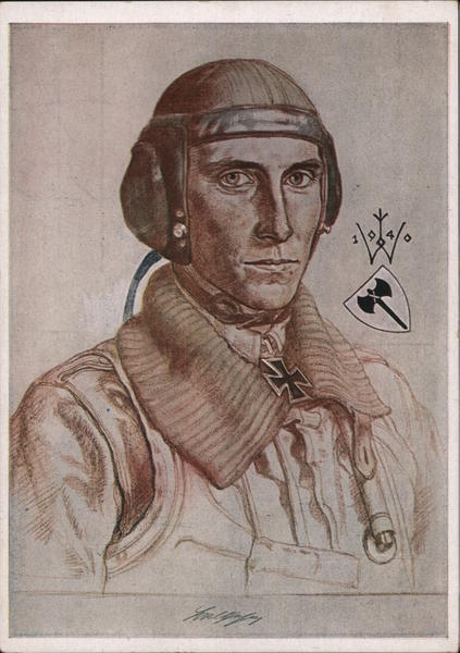 Captian Balthasar, One of Our Best Fliers, Flying Helmet 1940