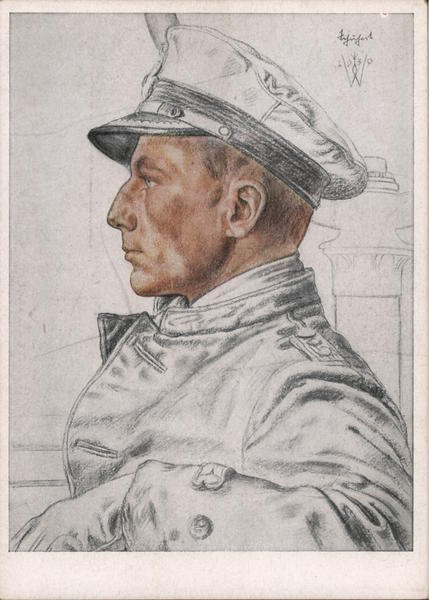 Naval Officer, Lt. Captain Schubart, First to Sink an English Battle Ship, Navy