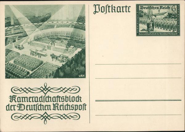 Comrades' Group of the German Postal System, Stadium w Airplane