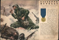 Le Medaglie D'oro Di Questa Guerra Postcard