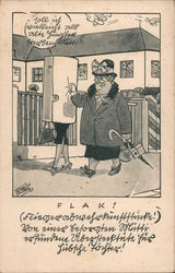 Comic: soll ich vielleicht als alte Jungfer Sterben , Mutti? Postcard