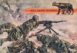 Fascist Italy, October 1941 Russian Propoganda Postcard