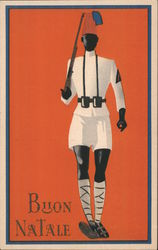 Buon Natale - Fascist Italy, Arab Postcard