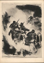 Kradmelder brausen nach vorn, Divisionsfeldpostkarte Nr. 26 Postcard