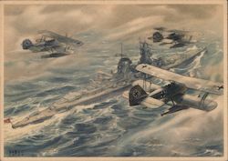 Bild 3 - Ein Panzerschiff, Wehrmachts-Postkarten Serie 4 Postcard