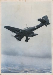 Junkers - Ju 87 Sturzkampfflugzeug Postcard
