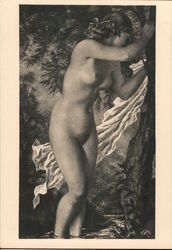 Nazi-era German Nude Im Winde - Gisbert Palmie Postcard