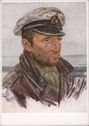 U-Boot-Kommandant Kapitänleutnant Frauenheim Postcard