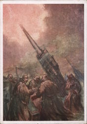 German WWII Propaganda, "The Picture of War" Postcard