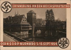 Germany, National  Nazi Party Meeting Souvenir, Nurnberg 1934 Postcard