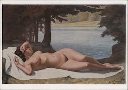 Nazi-era German Nude Ivo Saliger - Einklang Postcard