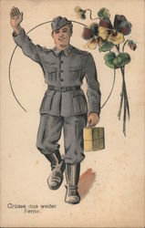 Germany, WWII, Gruss aus, "Greetings from Far Away" Postcard