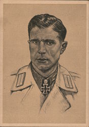 Ritterkreuzträger - Leutnant Hugo Primozic Postcard